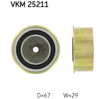 Vratna/vodici kladka, ozubeny remen SKF VKM 25211