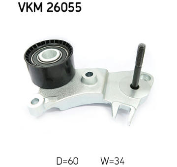 Vratná/vodicí kladka, ozubený řemen SKF VKM 26055