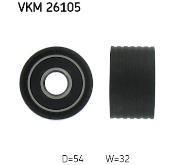 Vratná/vodicí kladka, ozubený řemen SKF VKM 26105