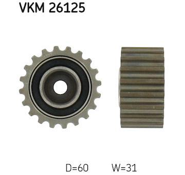 Vratna/vodici kladka, ozubeny remen SKF VKM 26125