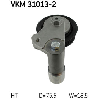 napinak, zebrovany klinovy remen SKF VKM 31013-2
