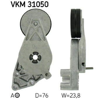 napinak, zebrovany klinovy remen SKF VKM 31050