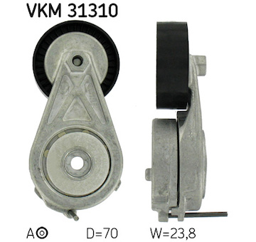 Napínací kladka, žebrovaný klínový řemen SKF VKM 31310
