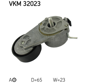 Napinaci kladka, zebrovany klinovy remen SKF VKM 32023