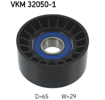 Vratná/vodicí kladka, klínový žebrový řemen SKF VKM 32050-1