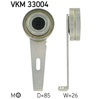 Napinaci kladka, zebrovany klinovy remen SKF VKM 33004