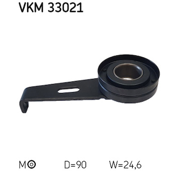 Napínací kladka, žebrovaný klínový řemen SKF VKM 33021