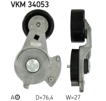 Napinaci kladka, zebrovany klinovy remen SKF VKM 34053