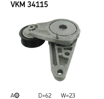 Napinaci kladka, zebrovany klinovy remen SKF VKM 34115