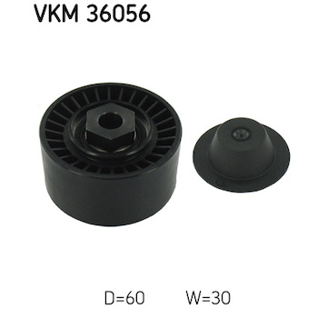 Napínací kladka, žebrovaný klínový řemen SKF VKM 36056