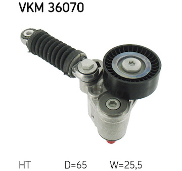 Napínací kladka, žebrovaný klínový řemen SKF VKM 36070