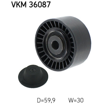 Vratna/vodici kladka, klinovy zebrovy remen SKF VKM 36087