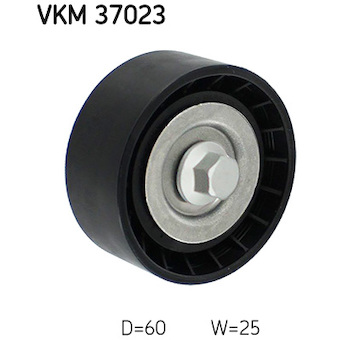 Vratna/vodici kladka, klinovy zebrovy remen SKF VKM 37023