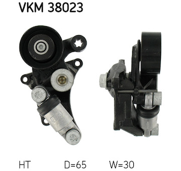 Napínací kladka, žebrovaný klínový řemen SKF VKM 38023