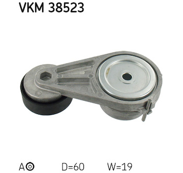 Napínací kladka, žebrovaný klínový řemen SKF VKM 38523