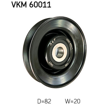 Vratna/vodici kladka, klinovy remen SKF VKM 60011