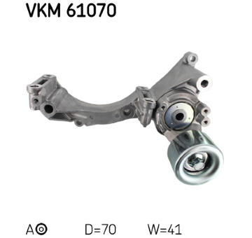 napinak, zebrovany klinovy remen SKF VKM 61070