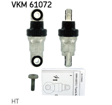 Napinaci kladka, zebrovany klinovy remen SKF VKM 61072
