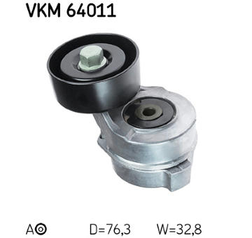 Napinaci kladka, zebrovany klinovy remen SKF VKM 64011