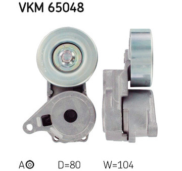 Napínací kladka, žebrovaný klínový řemen SKF VKM 65048