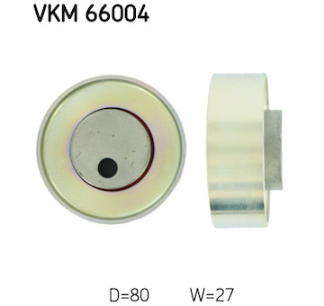 Vratna/vodici kladka, klinovy zebrovy remen SKF VKM 66004
