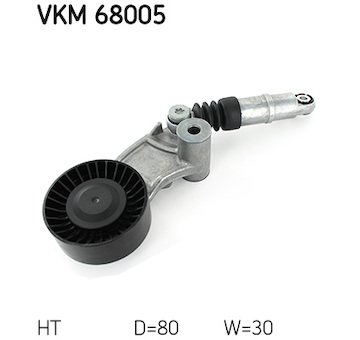 Napínací kladka, žebrovaný klínový řemen SKF VKM 68005