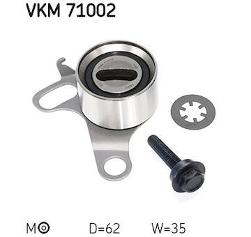 Napínací kladka, ozubený řemen SKF VKM 71002