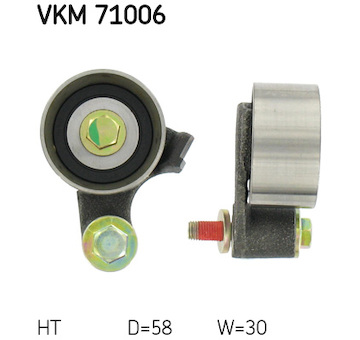Napínací kladka, ozubený řemen SKF VKM 71006