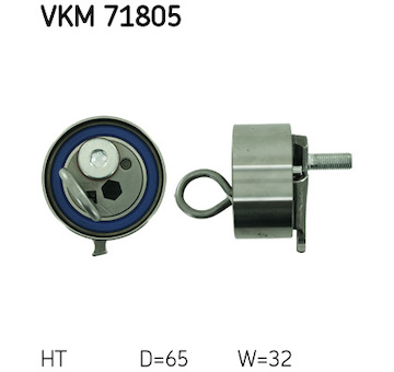 Napínací kladka, ozubený řemen SKF VKM 71805
