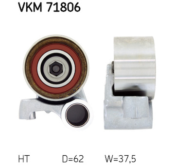 Napínací kladka, ozubený řemen SKF VKM 71806