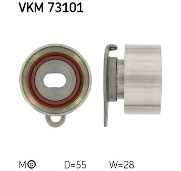Napínací kladka, ozubený řemen SKF VKM 73101