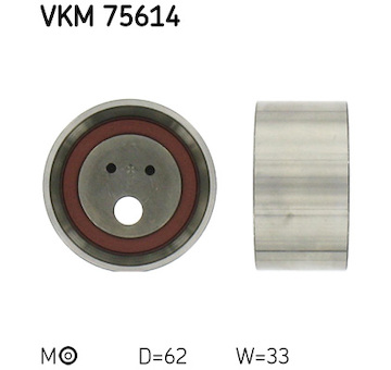Napínací kladka, ozubený řemen SKF VKM 75614
