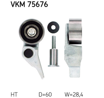 Napínací kladka, ozubený řemen SKF VKM 75676