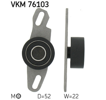 Napínací kladka, ozubený řemen SKF VKM 76103