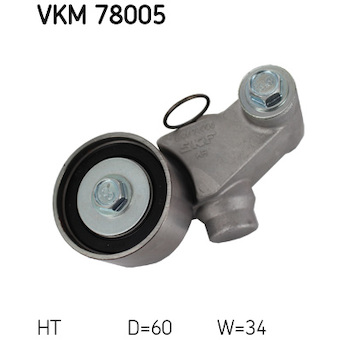 Napínací kladka, ozubený řemen SKF VKM 78005