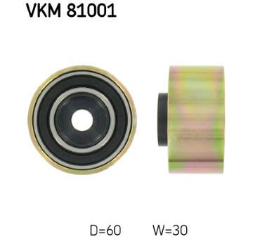 Vratná/vodicí kladka, ozubený řemen SKF VKM 81001