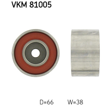 Vratna/vodici kladka, ozubeny remen SKF VKM 81005