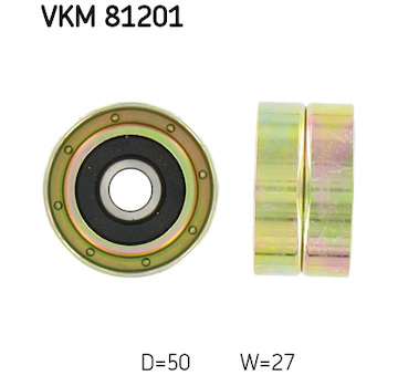 Vratna/vodici kladka, ozubeny remen SKF VKM 81201