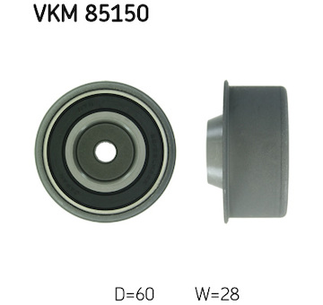 Vratná/vodicí kladka, ozubený řemen SKF VKM 85150