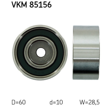 Vratna/vodici kladka, ozubeny remen SKF VKM 85156