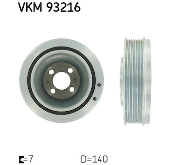 Řemenice, klikový hřídel SKF VKM 93216