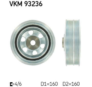 remenice, klikovy hridel SKF VKM 93236