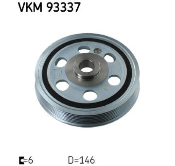 Remenica kľukového hriadeľa SKF VKM 93337