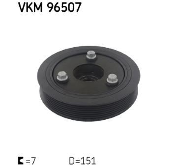 Řemenice, klikový hřídel SKF VKM 96507