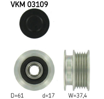 Voľnobeżka alternátora SKF VKM 03109