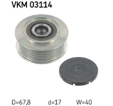 Voľnobeżka alternátora SKF VKM 03114