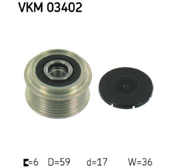 Voľnobeżka alternátora SKF VKM 03402