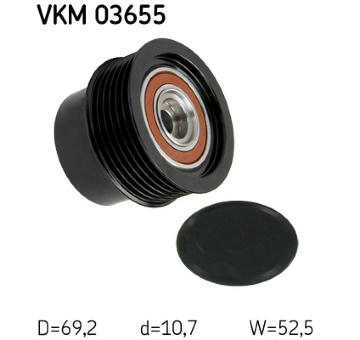 Voľnobeżka alternátora SKF VKM 03655