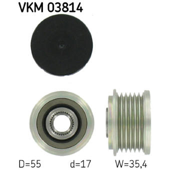Předstihová spojka SKF VKM 03814