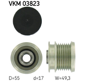 Voľnobeżka alternátora SKF VKM 03823